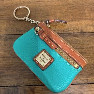 Dooney & Burke Leather Keychain Wallet